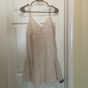 Wild Fable Cream Floral Sleeveless Dress